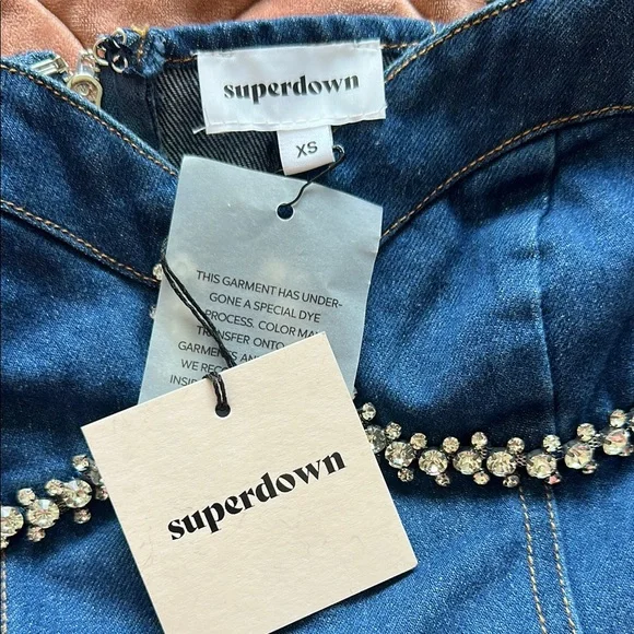 Urban Outfitters Blue Crop Top - Picture 3 of 3